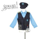 Kostium policjanta z czapką i akcesoriami 4-7 lat / Souza!