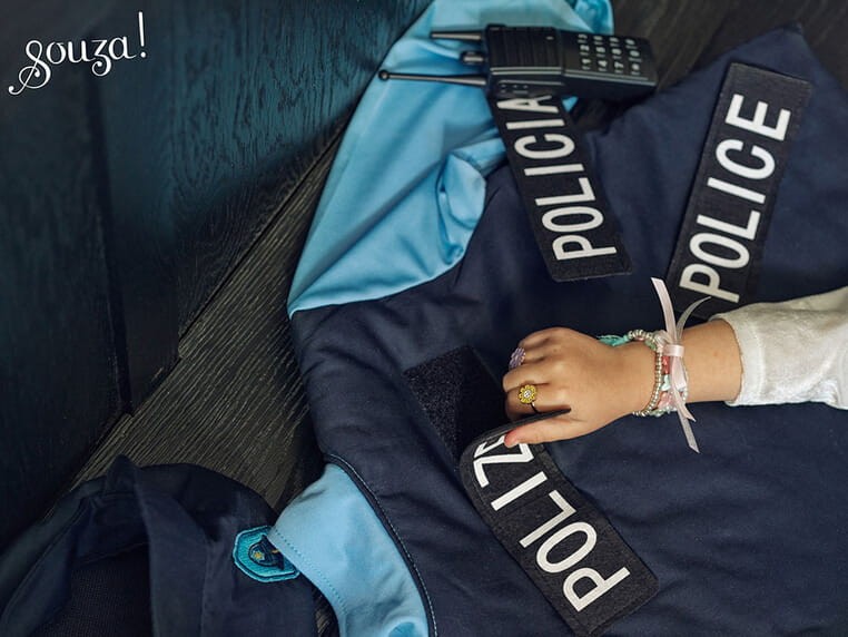 Kostium policjanta z czapką i akcesoriami 4-7 lat / Souza!