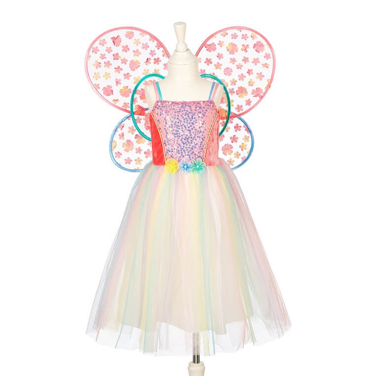 Kostium sukienka i skrzydła motyla wróżka Flora / Souza!