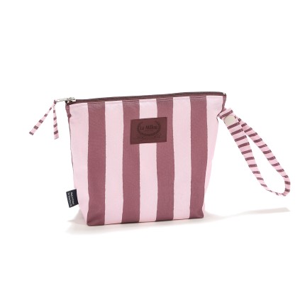 Wodoodporna kosmetyczka HYGGE - STRIPES PINK / La Millou