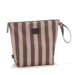 Wodoodporna kosmetyczka HYGGE - STRIPES BROWN / La Millou