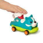 Zestaw autek PawMobiles - kot i pies z napędem push&go / B.toys