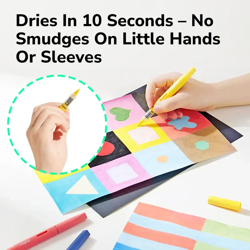 Markery akrylowe płynne z pędzelkową końcówką - 36 kolorów w tubie / Mideer