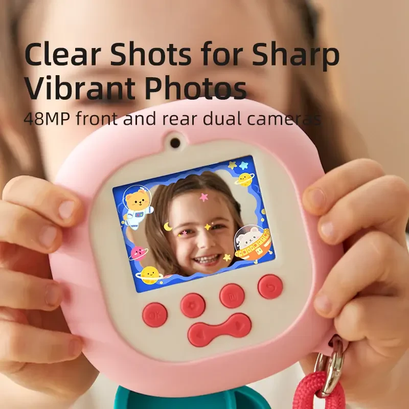 Aparat dziecięcy Say Cheese! - różowy / Mideer