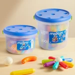 Zestaw magnetycznych pałeczek konstrukcyjnych (60 elementów) / Mideer