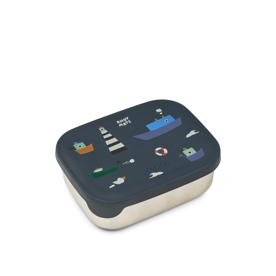 Lunchbox z przegródkami Arthur - Sailing, Classic navy / Liewood