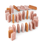 Zestaw domino Dodo - rose multi mix / Liewood