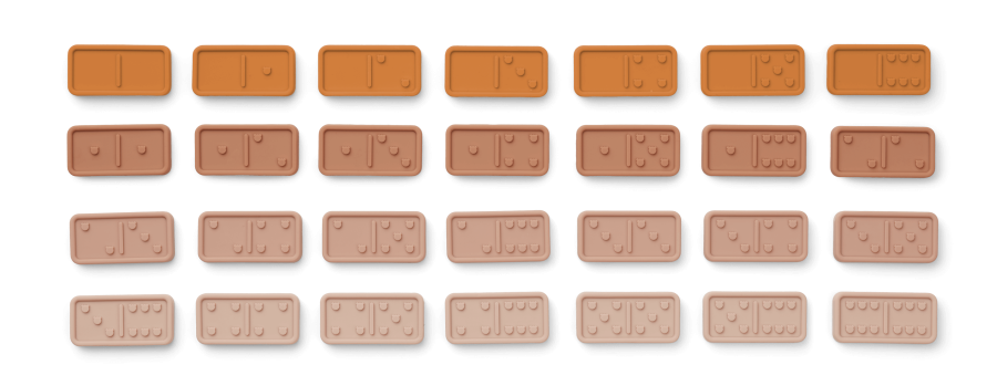 Zestaw domino Dodo - rose multi mix / Liewood
