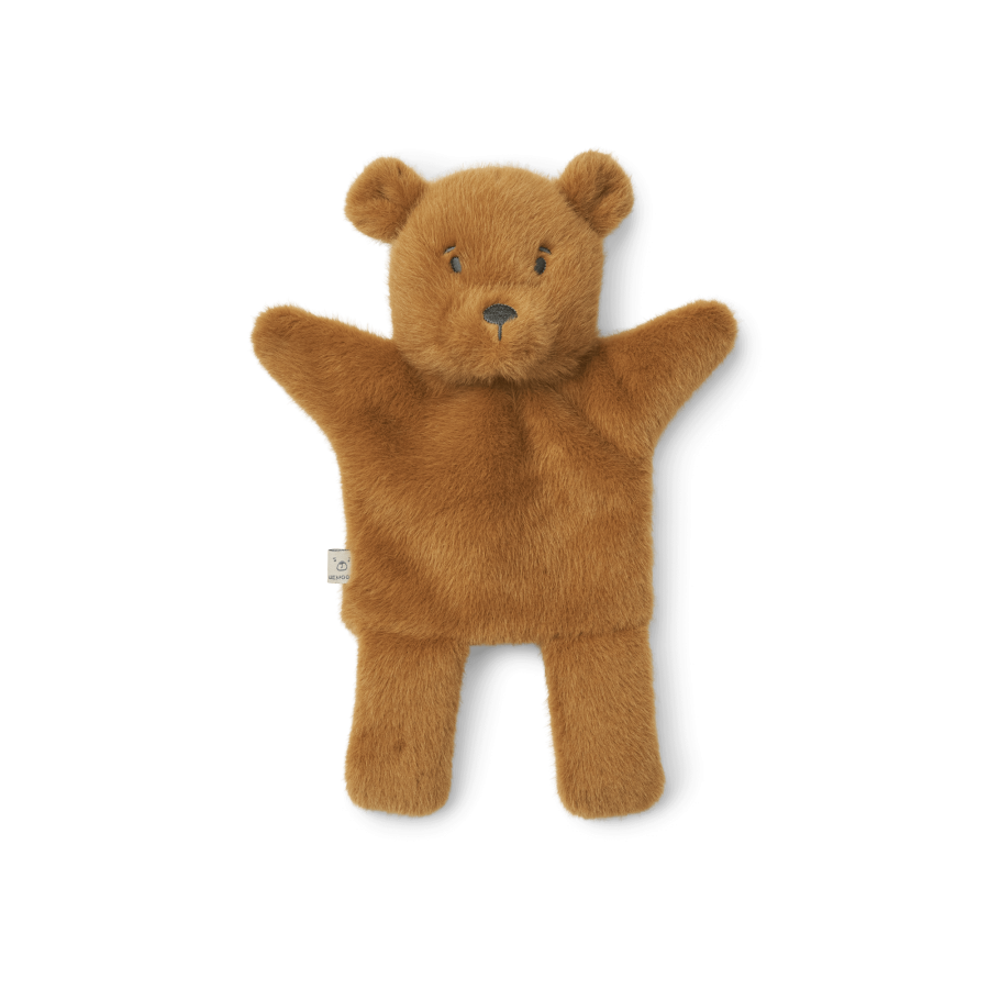 Pacynka na rękę miś Honor - golden caramel / Liewood