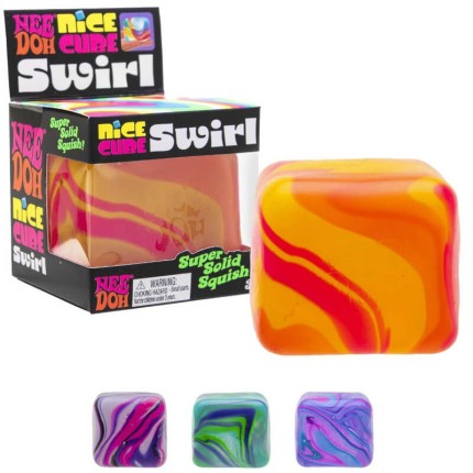 Sensoryczny gniotek Schylling Nice Cube Swirl / Schylling
