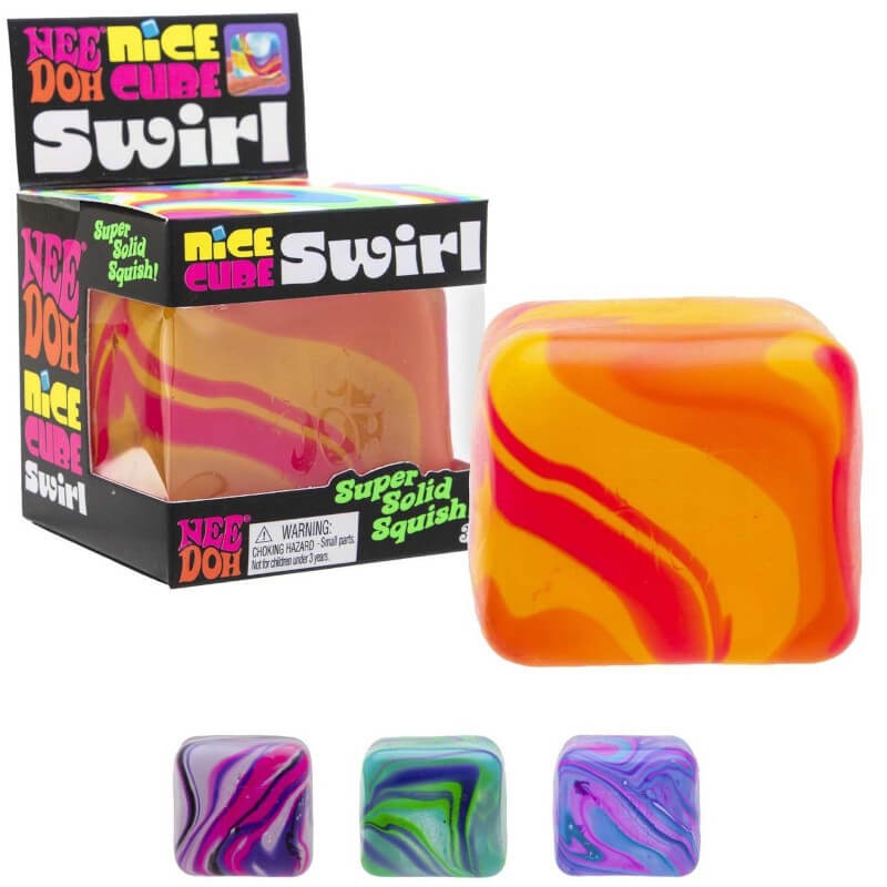 Sensoryczny gniotek Schylling Nice Cube Swirl / Schylling