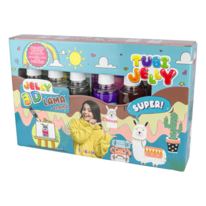 Zestaw Tubi Jelly 6 kolorów - lama / Tuban