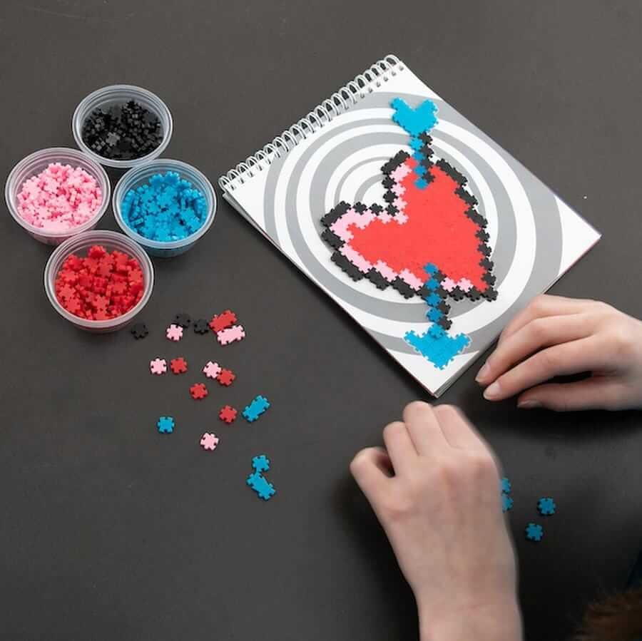 Duży zestaw Jixelz Kreator Puzzelki Pixelki / Fat Brain Toys