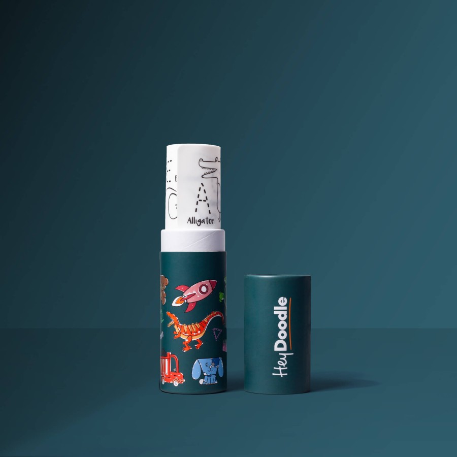 Mata Silikonowa do Kolorowania A4 - Cyferki - Zwierzęta Australii / HeyDoodle