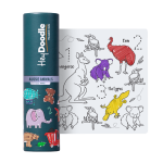 Mata Silikonowa do Kolorowania A4 - Cyferki - Zwierzęta Australii / HeyDoodle