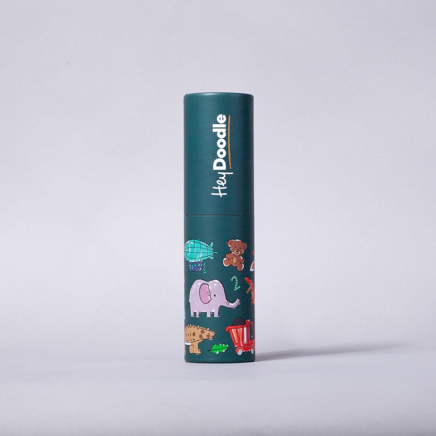 Mata Silikonowa do Kolorowania A4 - Cyferki - Zwierzęta Australii / HeyDoodle