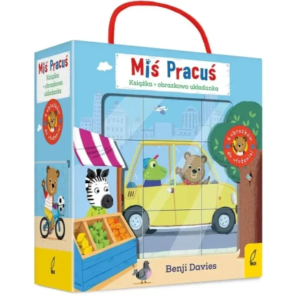 Miś Pracuś. W drogę! + obrazkowa układanka / Wydawnictwo Wilga