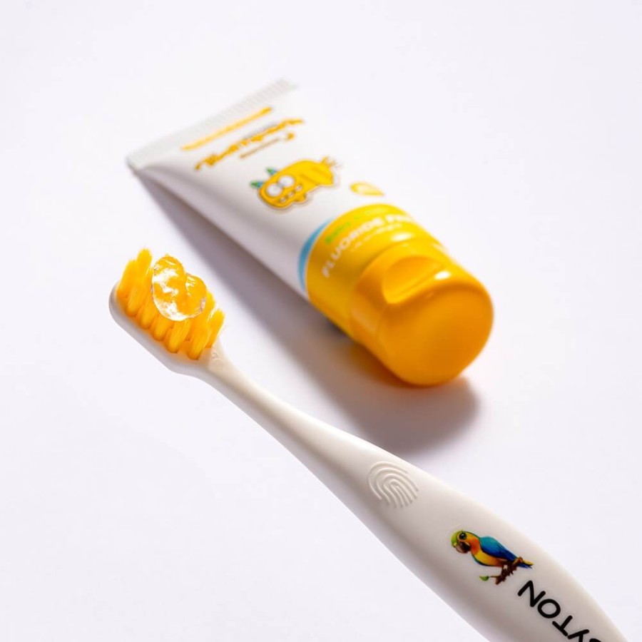 Naturalna pasta do zębów dla dzieci bez fluoru, 50g - bananowa / Babyton