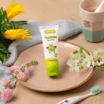 Naturalna pasta do zębów dla dzieci bez fluoru, 50g - bezsmakowa / Babyton