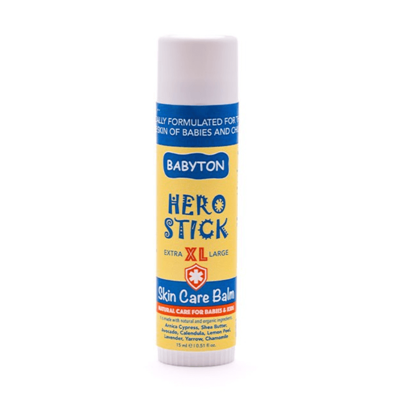 Balsam do pielęgnacji skóry w sztyfcie Hero Stick XL, bezpieczny od narodzin, 15 ml / Babyton