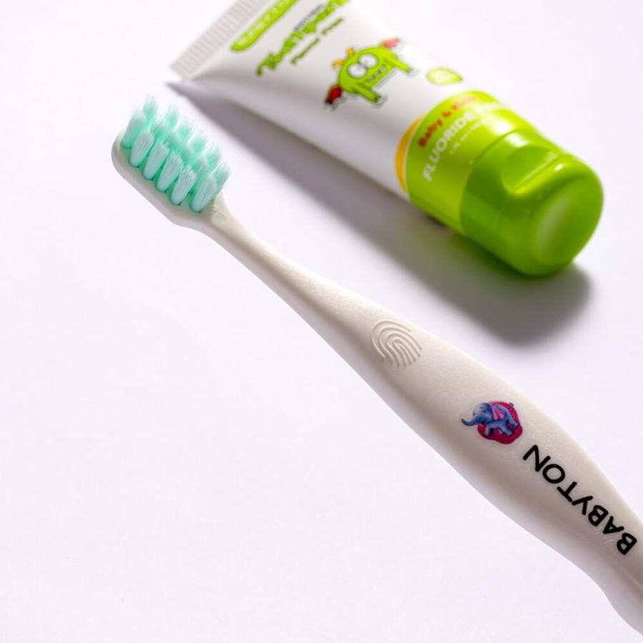 Bio Szczoteczka do zębów, 12m+, Słoń / Babyton