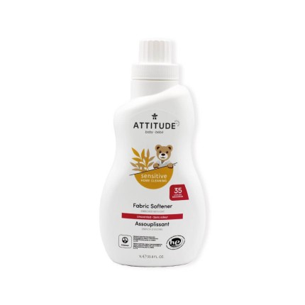 Delikatny, bezzapachowy płyn zmiękczający do płukania ubranek dziecięcych, 1L / Attitude
