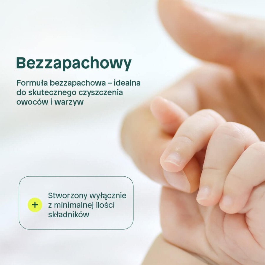 Bezzapachowy spray do mycia owoców i warzyw, 800 ml / Attitude