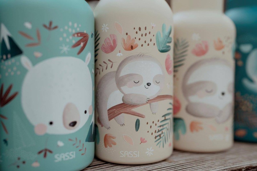 Butelka na wodę bidon 500 ml - Leniwiec / SASSI