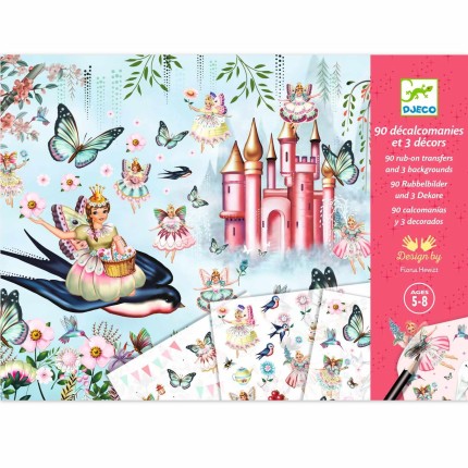 Zestaw kalkomanii - W KRAINIE BAJEK 4+ / Djeco