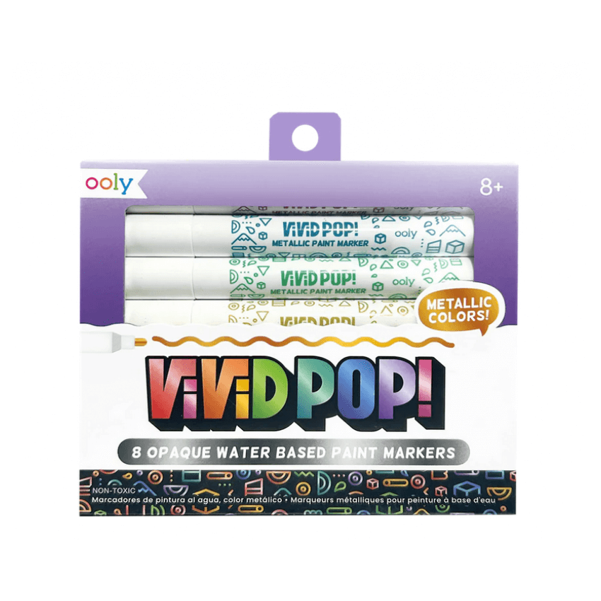 Markery Akrylowe Vivid Pop! Metaliczne Kolory / Ooly
