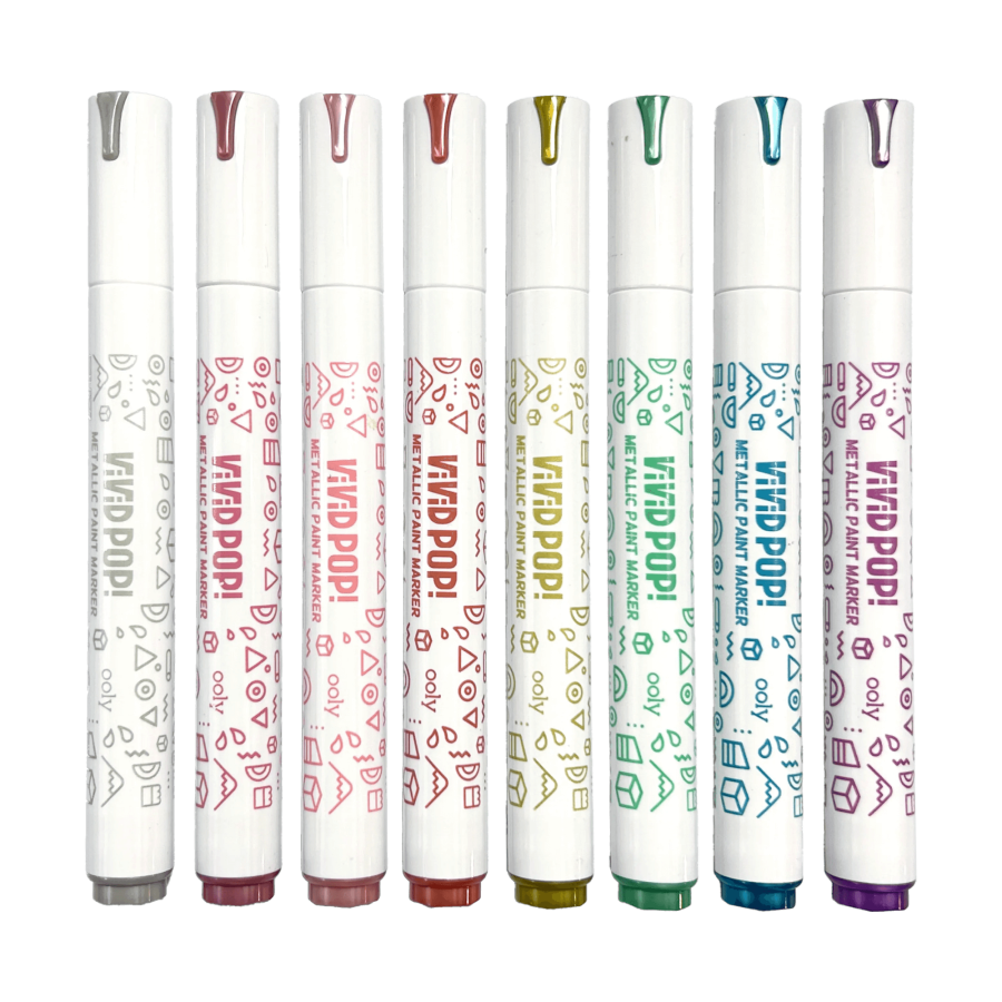 Markery Akrylowe Vivid Pop! Metaliczne Kolory / Ooly