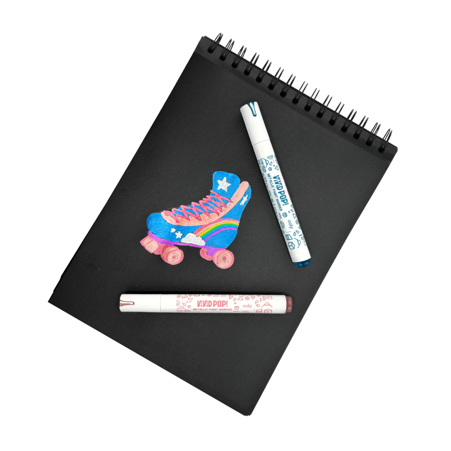 Markery Akrylowe Vivid Pop! Metaliczne Kolory / Ooly