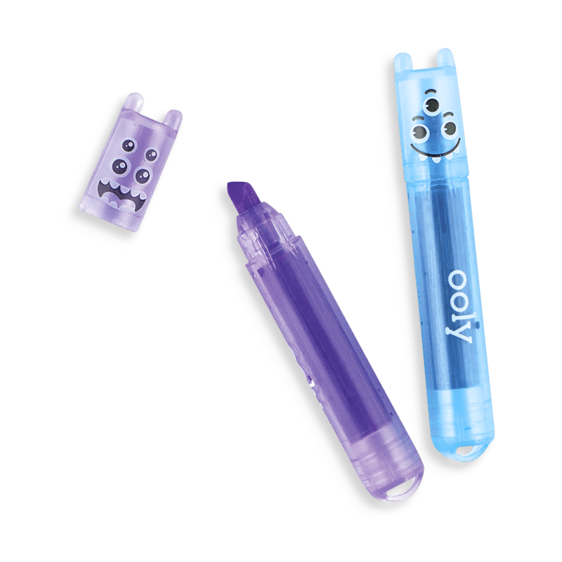 Flamastry Pachnące Neonowe Mini Małe Potworki, Monster / Ooly