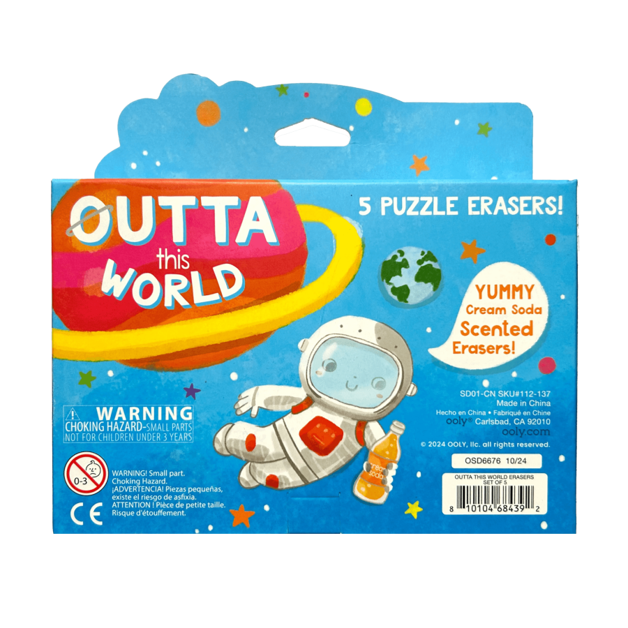 Pachnące Gumki do ścierania i składania - Kosmiczne Puzzle / Ooly