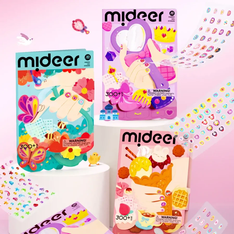 Naklejki na paznokcie - Spotkanie w ogrodzie / Mideer