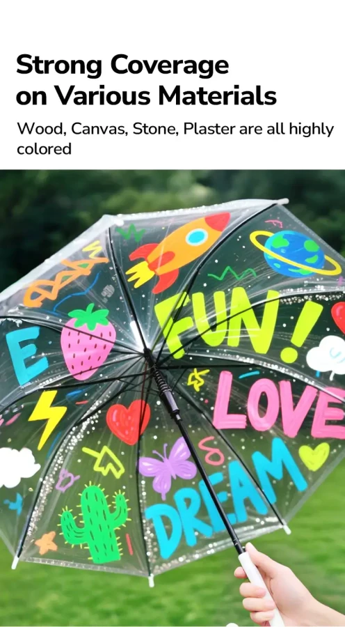 Markery akrylowe dwustronne 2w1 - 16 kolory / Mideer