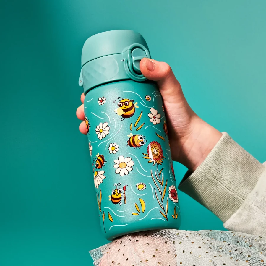 Stalowy bidon 320ml - Bees / ION8®