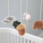 Muzyczna karuzela z lusterkiem - Woodland / Sebra