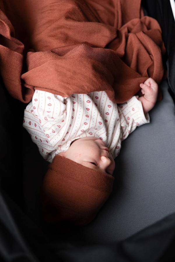 Prześcieradło do wózka - grafit / Yarnami