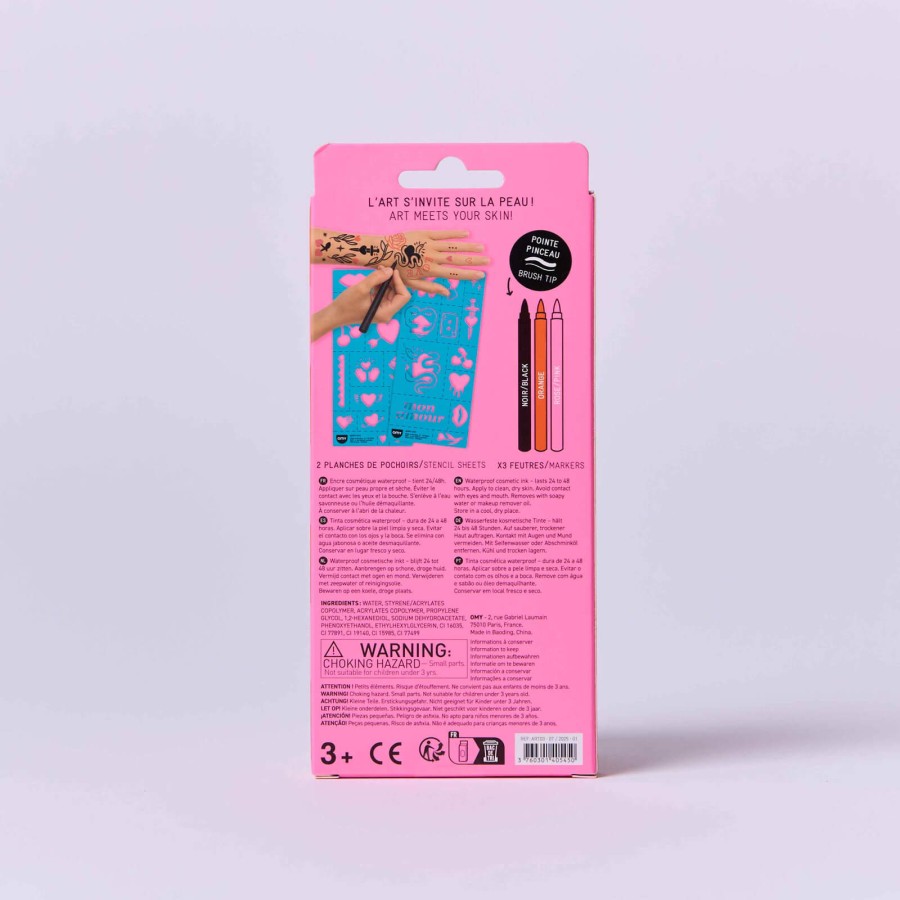 Zestaw 3 markerów do tworzenia tatuaży - I love you / OMY