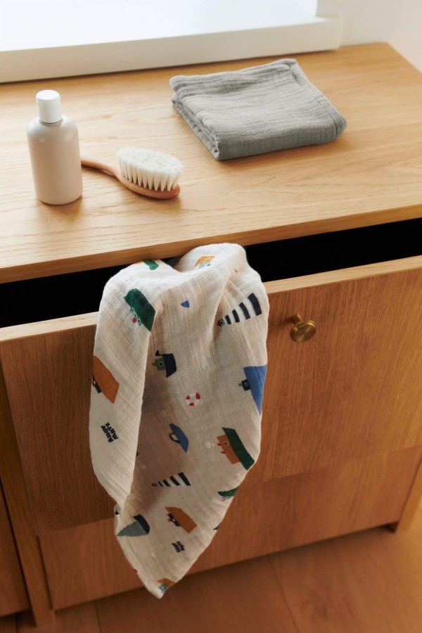 Chusteczki muślinowe Lewis, 2 szt. - Sailing, dove blue mix / Liewood