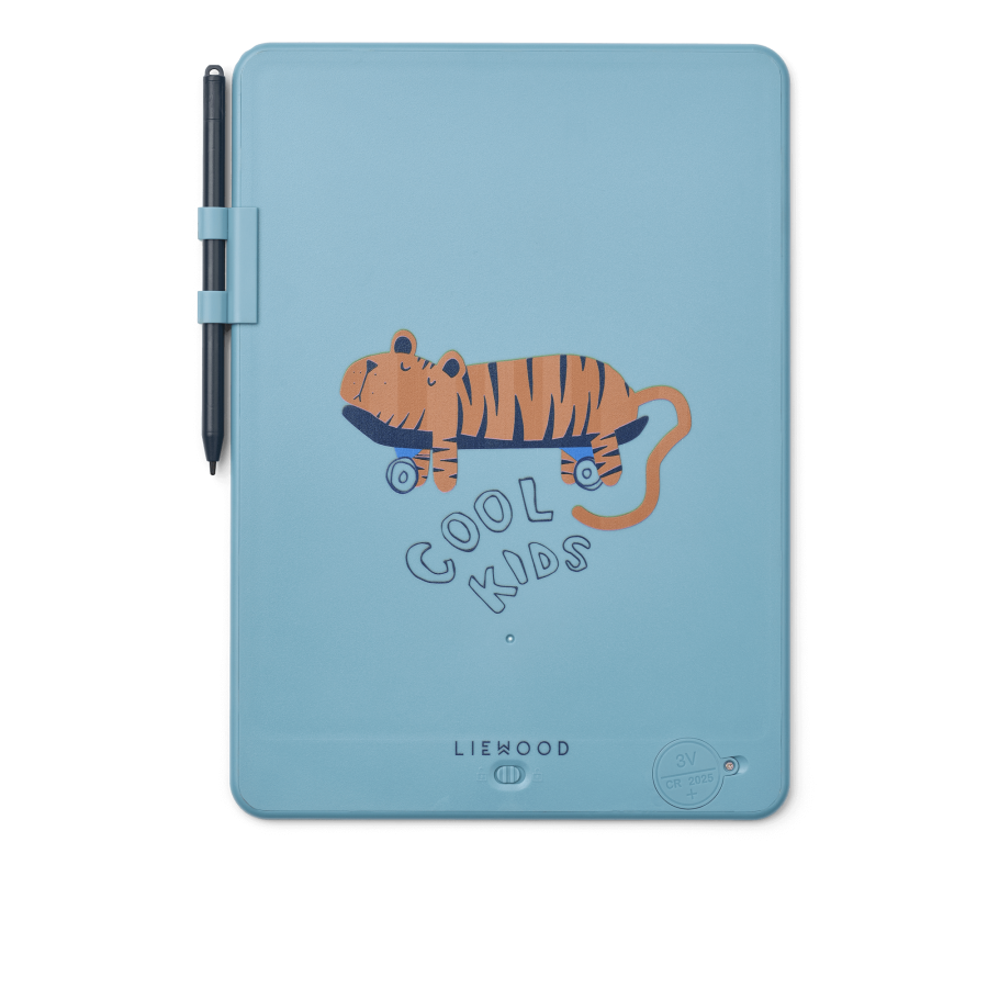 Analogowy tablet do rysowania Zora Magic 10 Cali - Tiger, Beach blue / Liewood