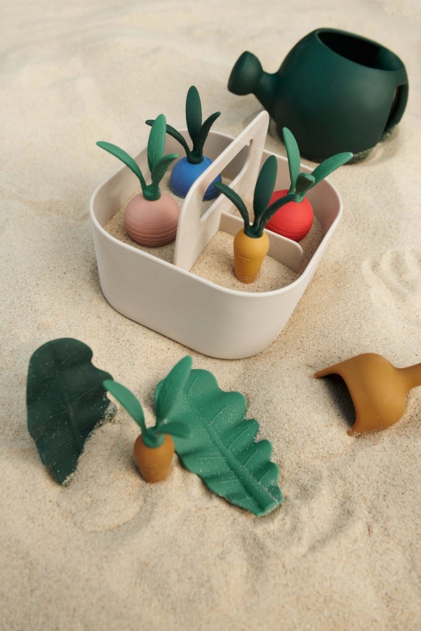 Zestaw ogrodnika do zabawy w piasku Acacia - sandy, multi mix / Liewood