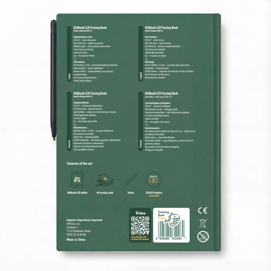 Tablet graficzny KidyBook - Dino / Kidinex