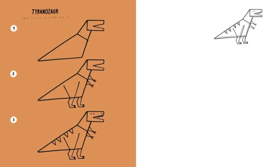 Umiem rysować jeszcze więcej dinozaurów / Wydawnictwo Kropka