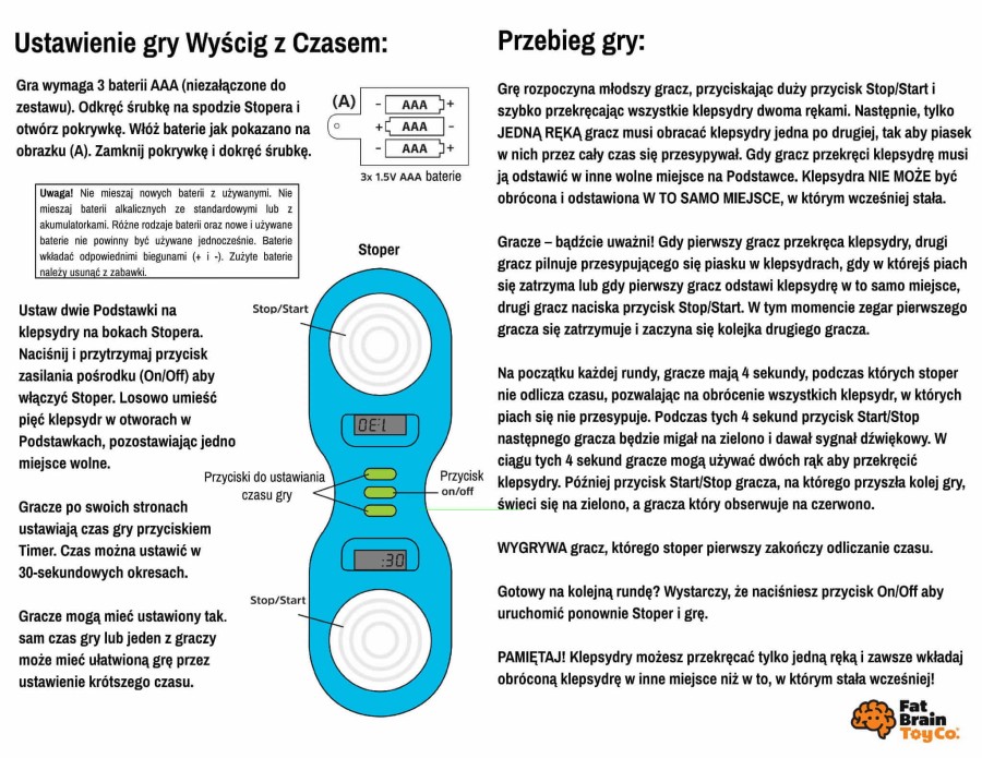 Gra Wyścig z Czasem. In-Sand-ity / Fat Brain Toys