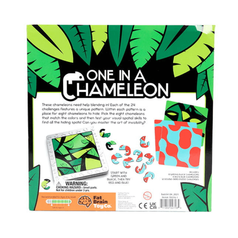 Łamigłówka magnetyczna - Kameleony / Fat Brain Toys