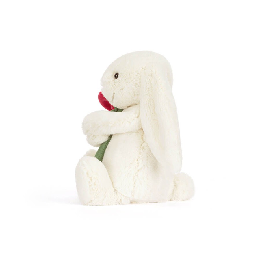 Króliczek z różą 31cm / Jellycat
