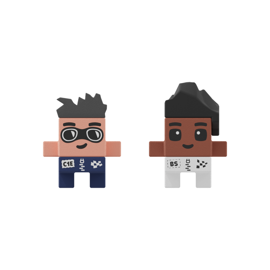 Klocki Mini Waffle City Wyścig 80el. / Marioinex