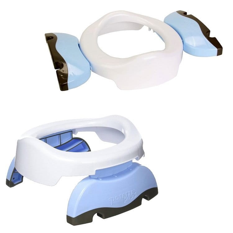 2w1 nocnik turystyczny i nakładka na toaletę, biały / Potette Plus